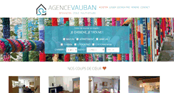 Desktop Screenshot of agencevauban.com